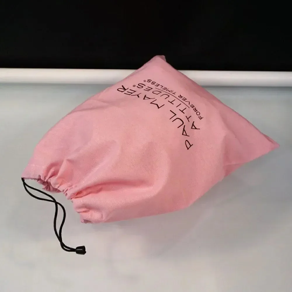 PAUL MAYER ATTITUDES Shoe Dust Bag Pink Drawstring 10